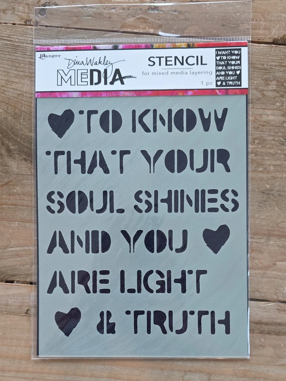 Dina Wakley Media Stencil
